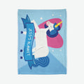 Personalised Blanket with Unicorn Design
