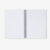 A5 Notebook - Custom Notebook with Graph Paper Inside