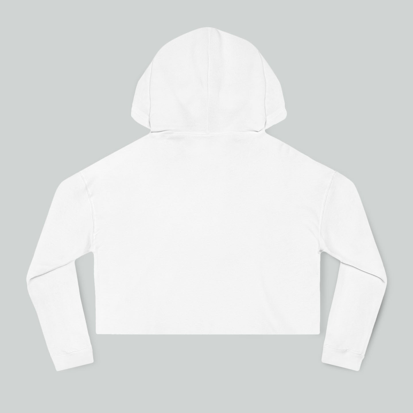 Good vibes hoodie back - plain white.