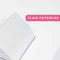 Plain paper for flower notebook