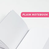 Plain paper for flower notebook