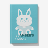 Personalised Notebook Easter Bunny