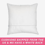 US Cushions have a white back