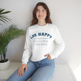 Graphic crewneck sweatshirt with personalised text.